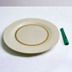 VTG 2000 Retroneu Vineyard Gold 22kt Band 4325 Porcelain Serving Platter  EUC